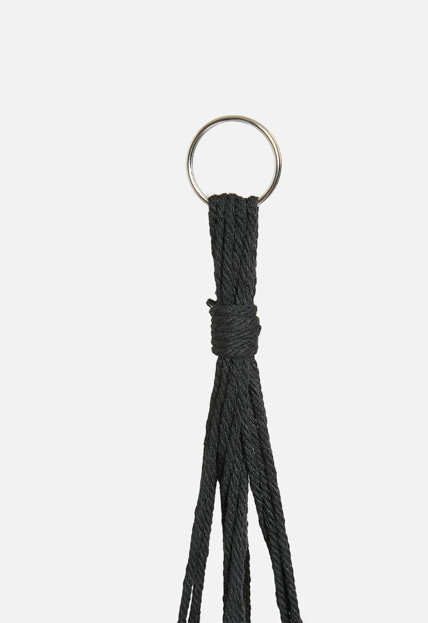 H&S - Hanging rope - black