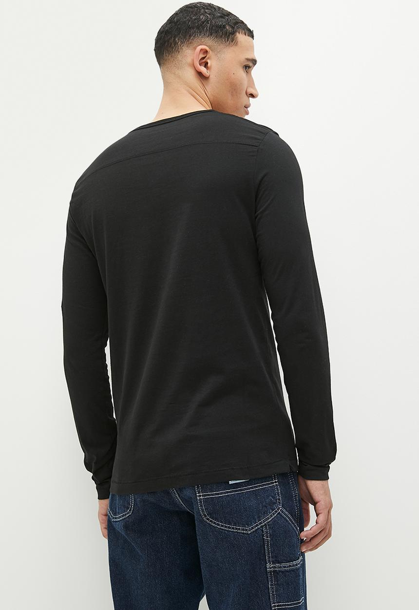 French Connection - Crew long sleeve - black 