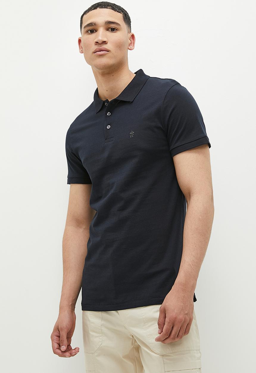 French Connection - J polo - marine & gunmetal