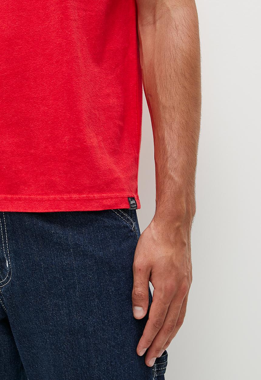 Superdry. - Vintage americana graphic Tee - soda pop red