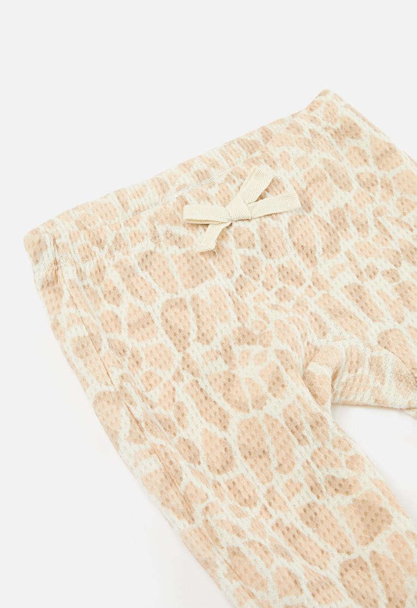 Pop Candy - Ruffle top and flared leg set - leopard print