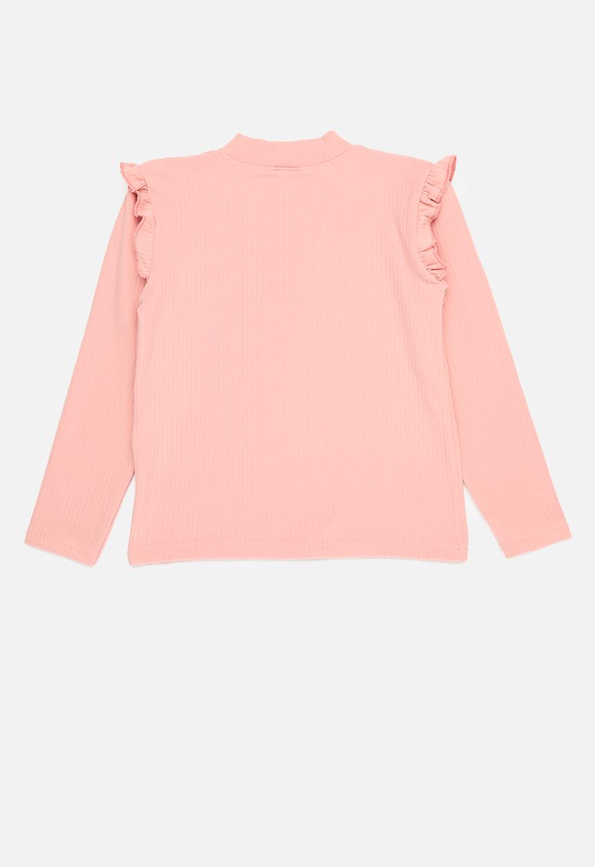 Pop Candy - 2 Pack frilled tops - pink