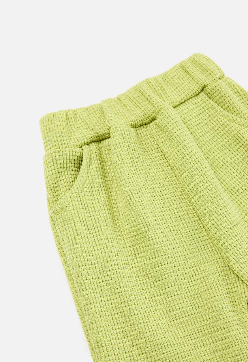 Pop Candy - Waffle knit tracksuit set - olive green