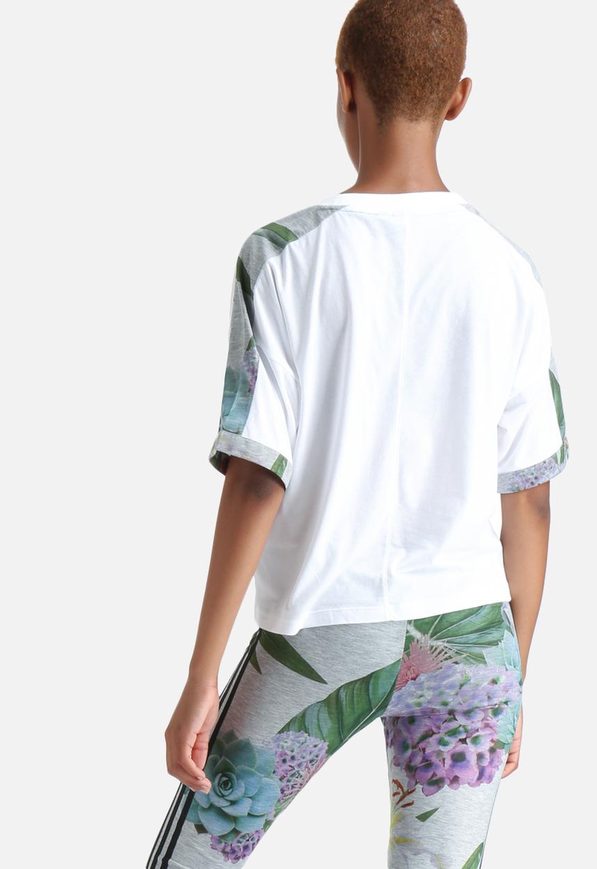 adidas Originals - Training Cuffed Floral Tee
