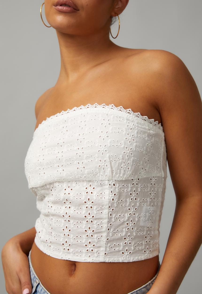 Factorie - Broderie Bandeau - White 