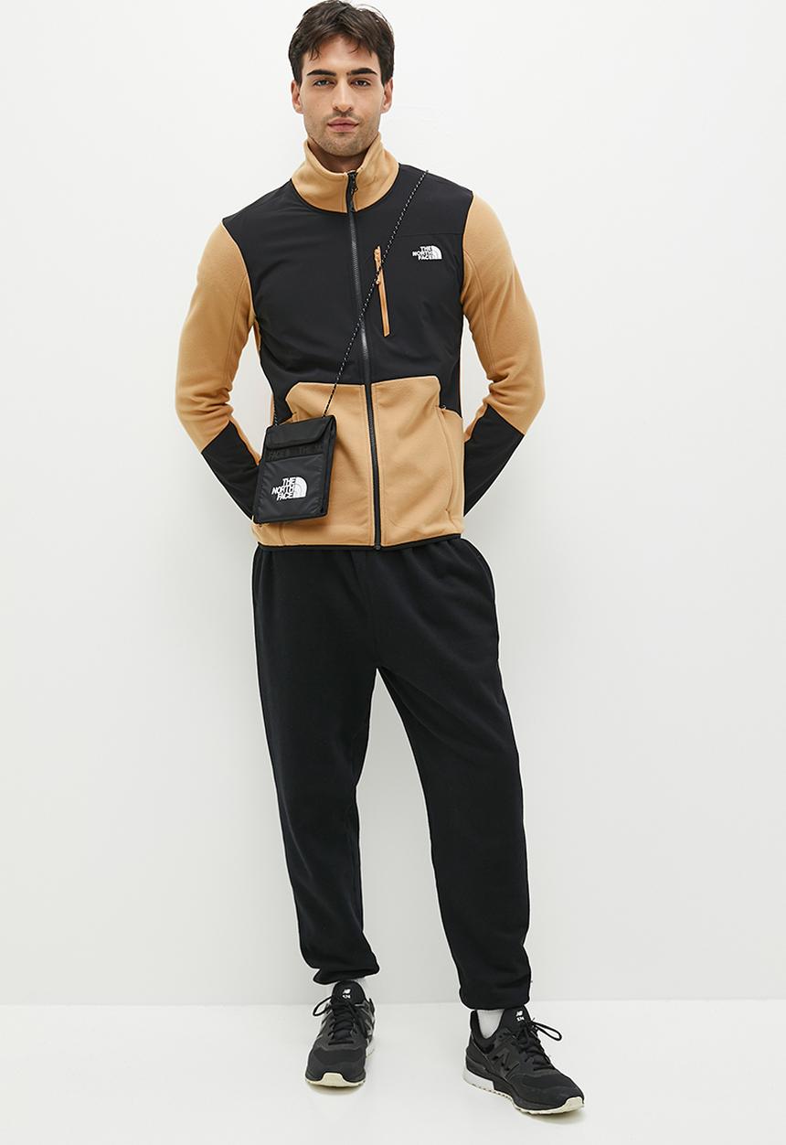 The North Face - M glacier pro full zip - almond butter- tnf black