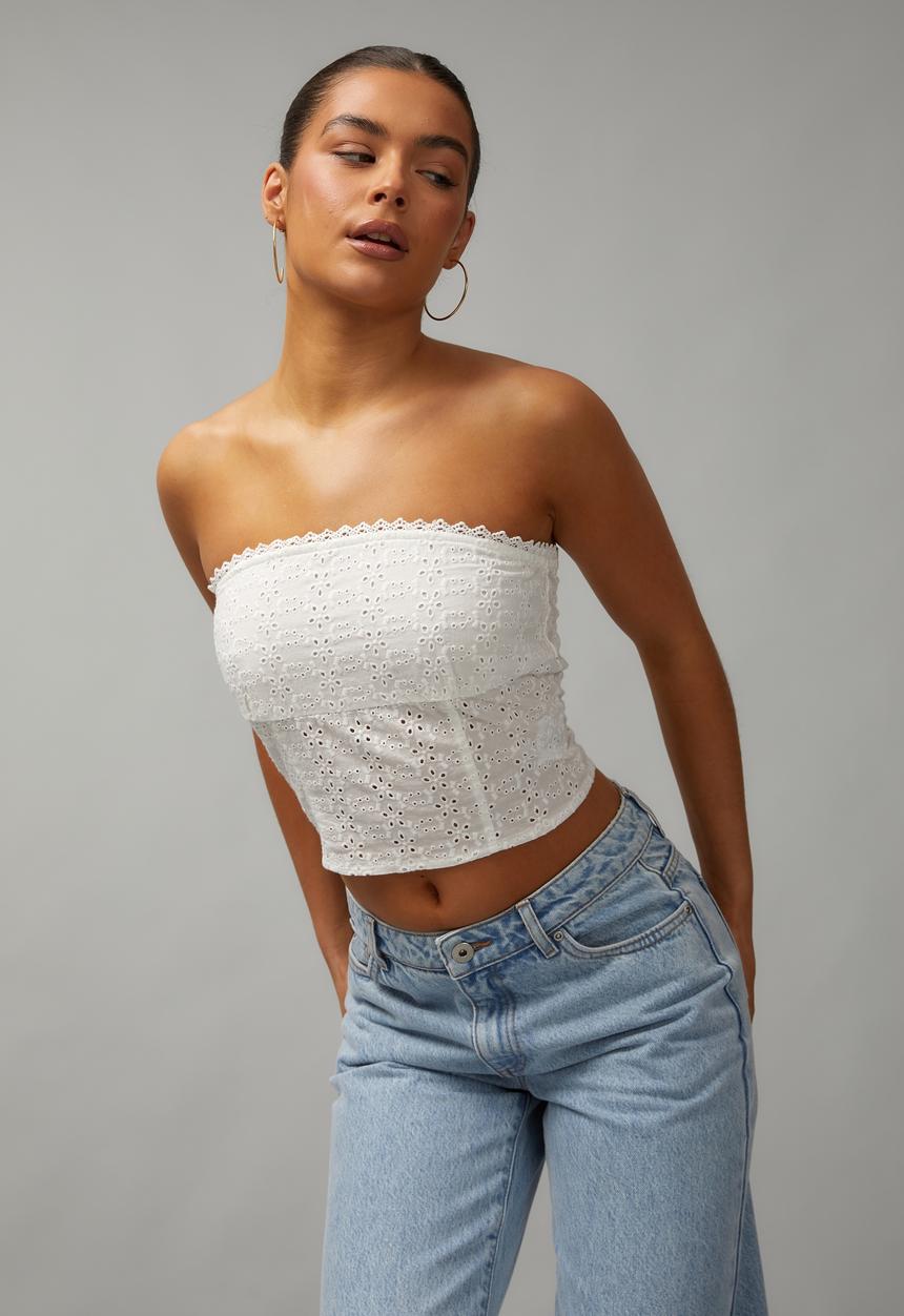 Factorie - Broderie Bandeau - White 