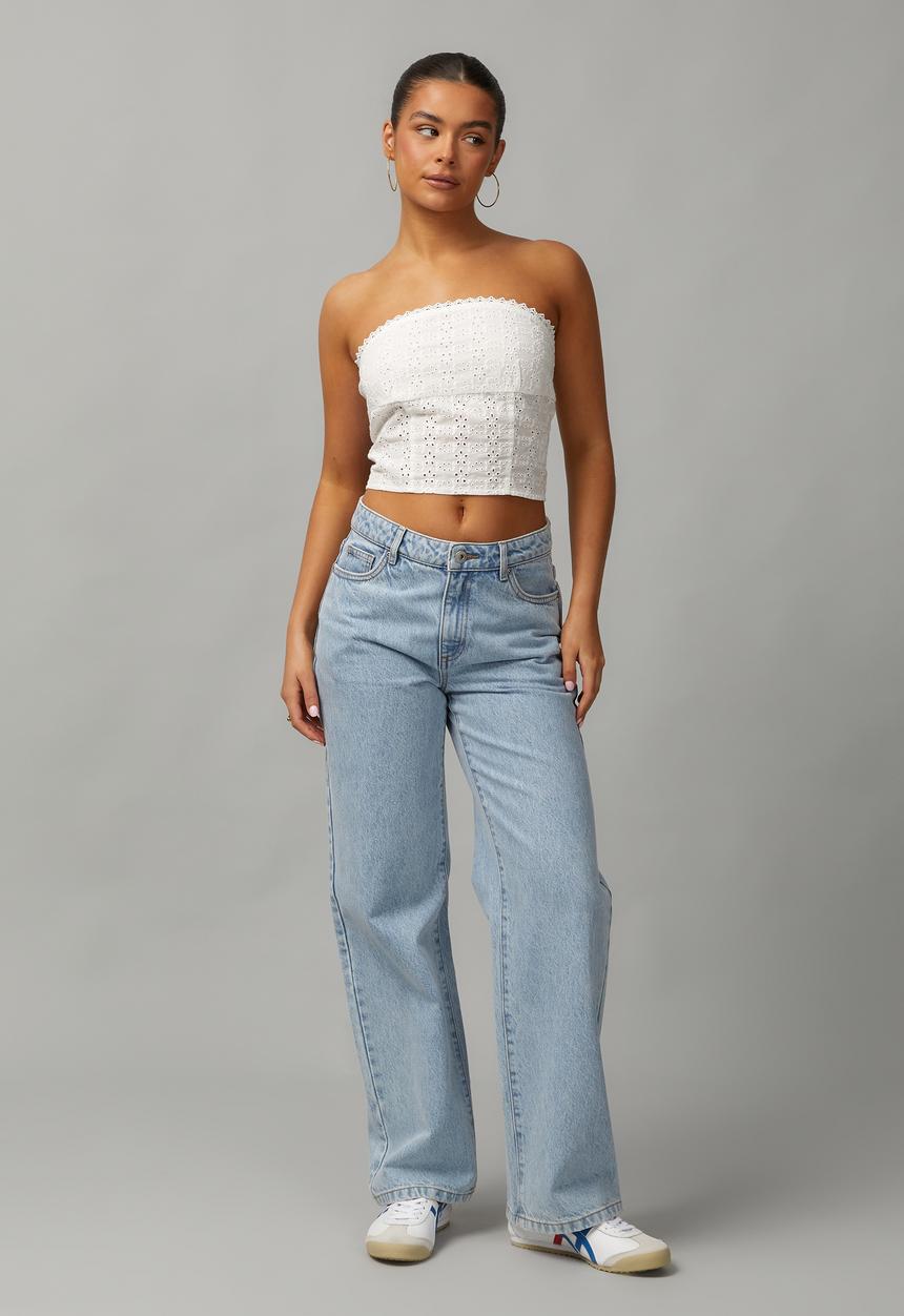 Factorie - Broderie Bandeau - White 