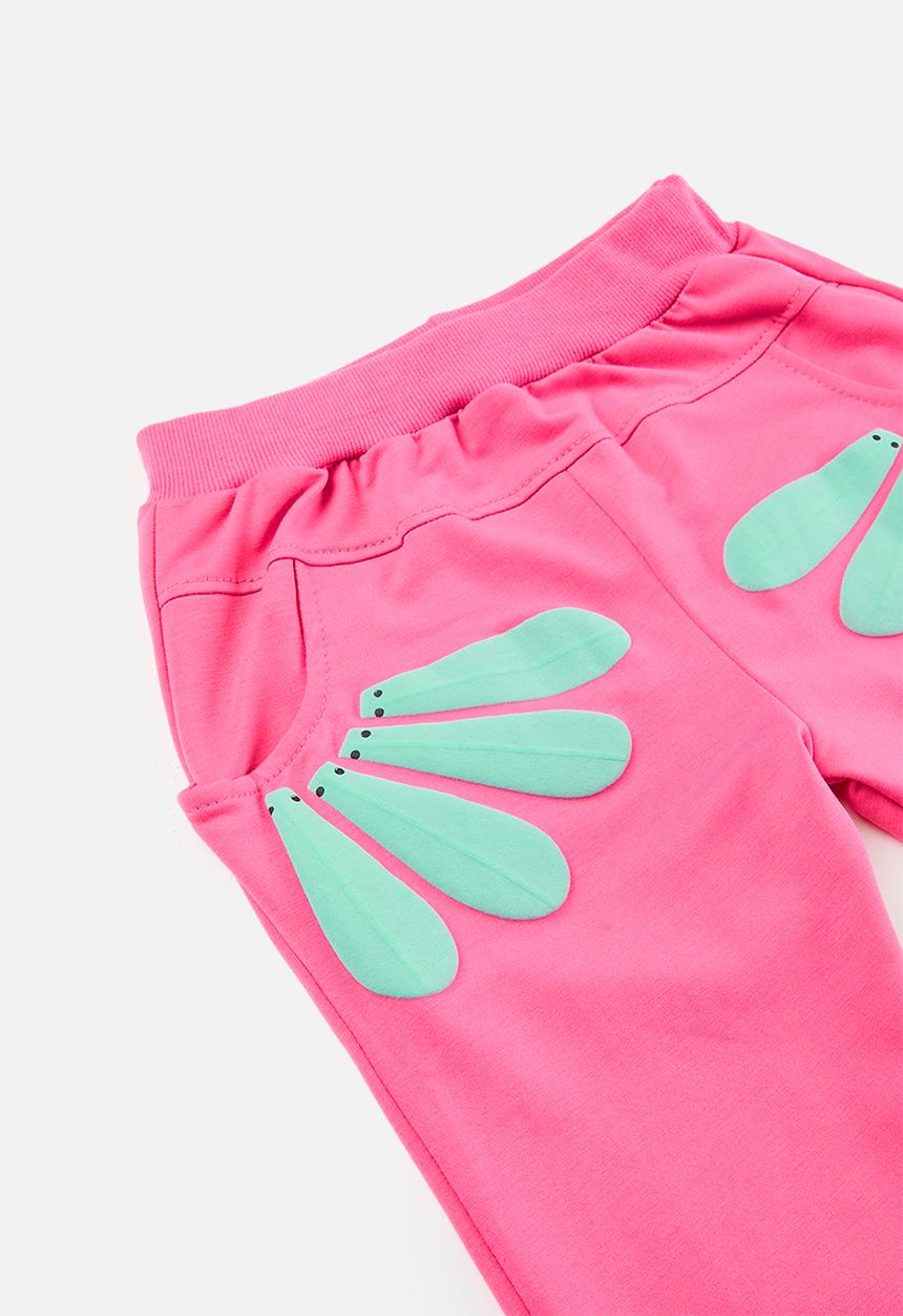 Pop Candy - Daisy print tracksuit set - pink