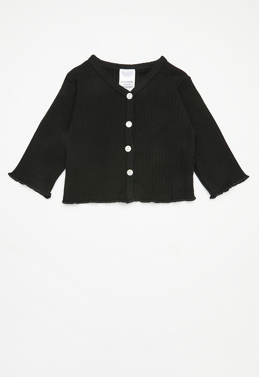 Pop Candy - Button down cardigan - black 