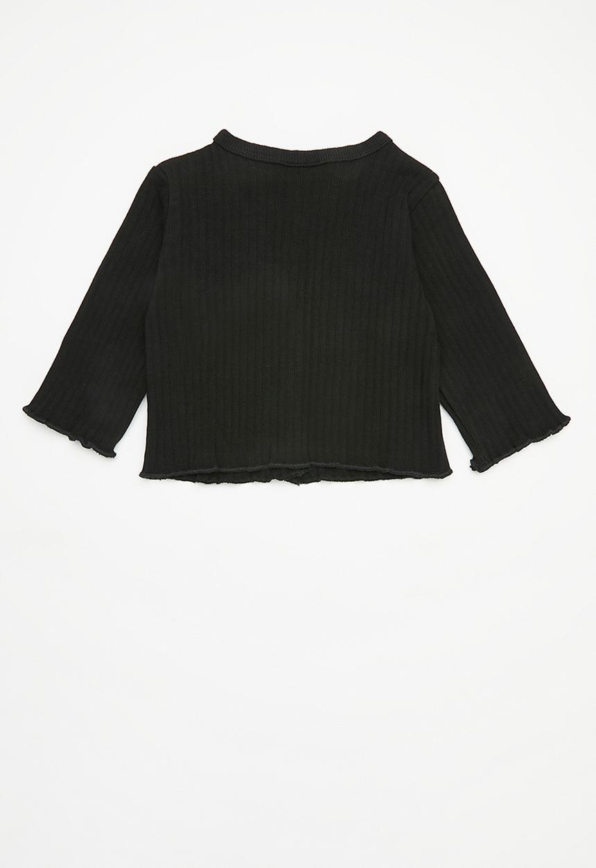 Pop Candy - Button down cardigan - black 