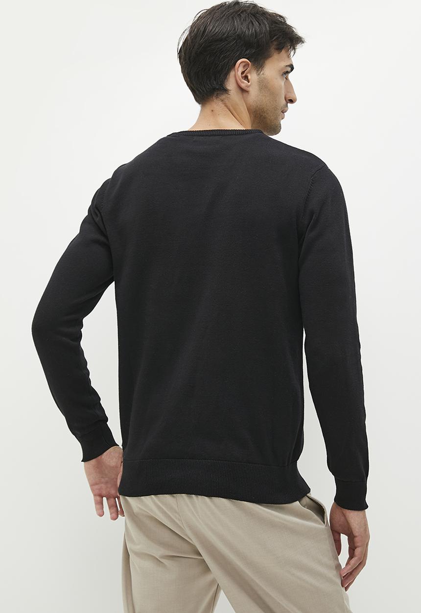 French Connection - Cotton crew - black