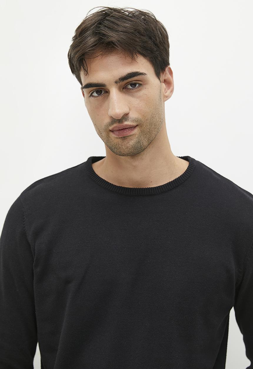 French Connection - Cotton crew - black