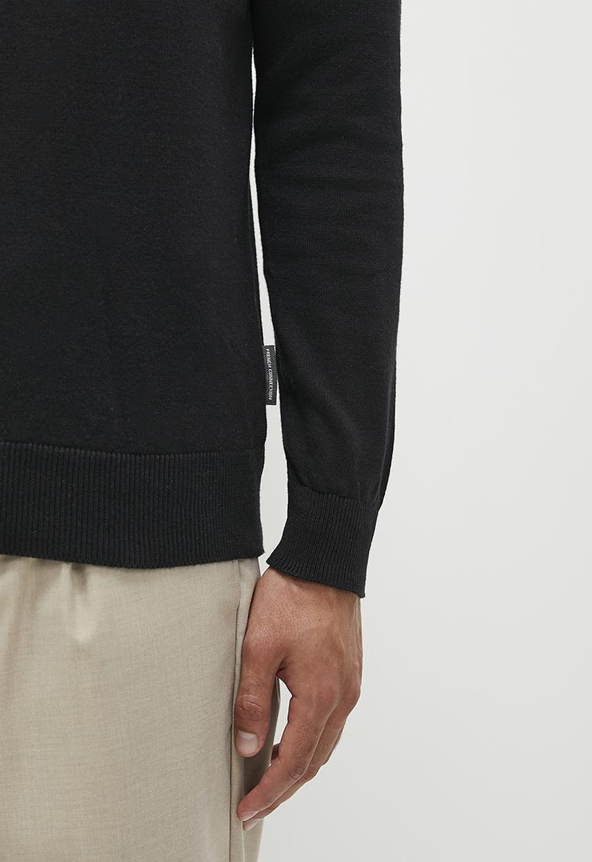 French Connection - Cotton crew - black