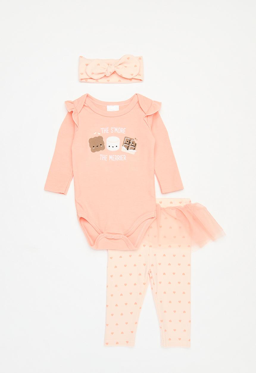 Pop Candy - Bodyvest with headband & legging set - orange
