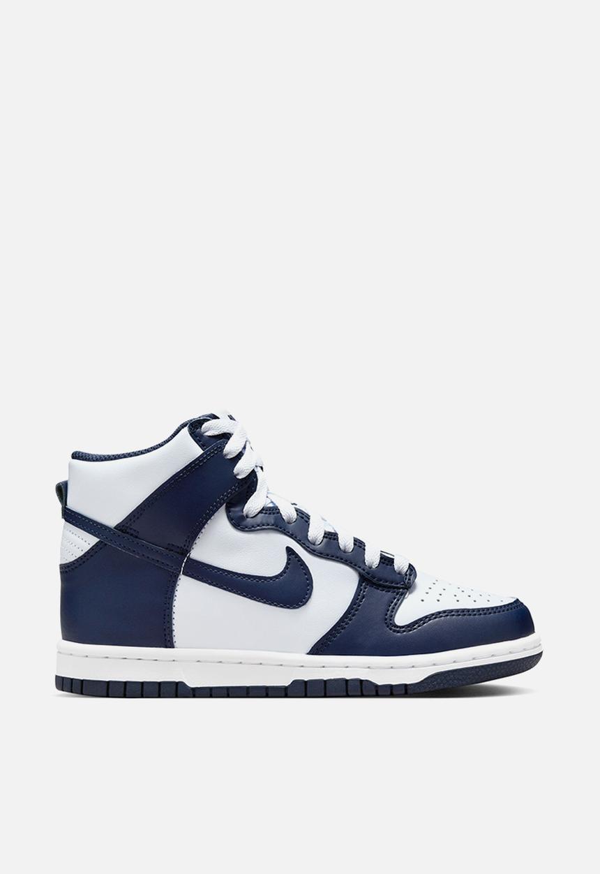 Nike - Nike Dunk High - Football Grey/Midnight Navy-White