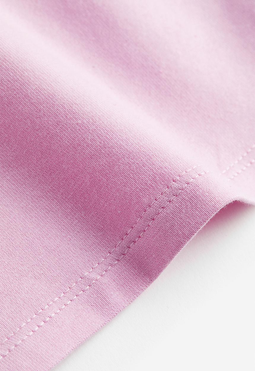 H&M - Jersey bandeau top - light pink