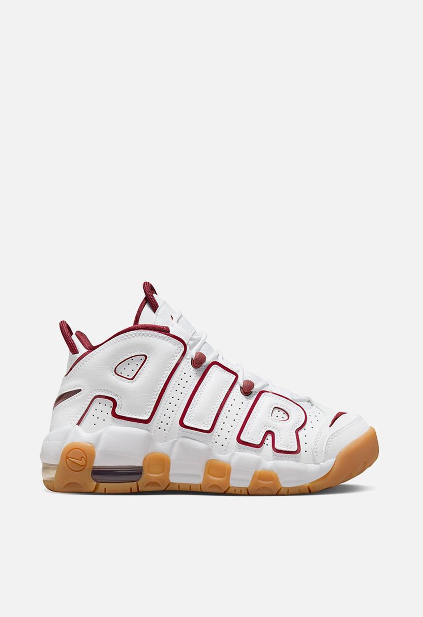 Nike - Nike Air More Uptempo - White/Team Red-Gum Light Brown