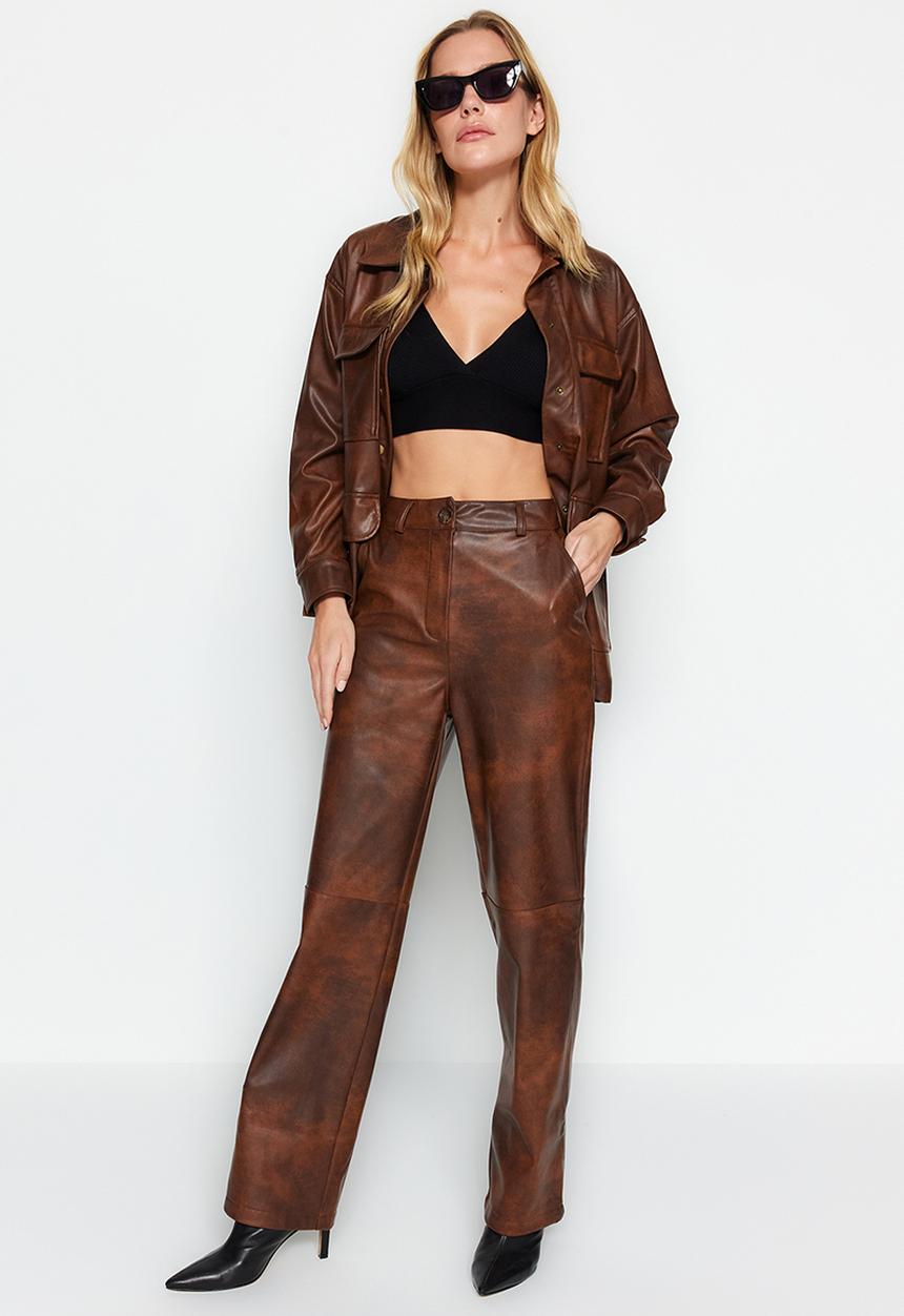 Trendyol - Premium woven trousers - brown