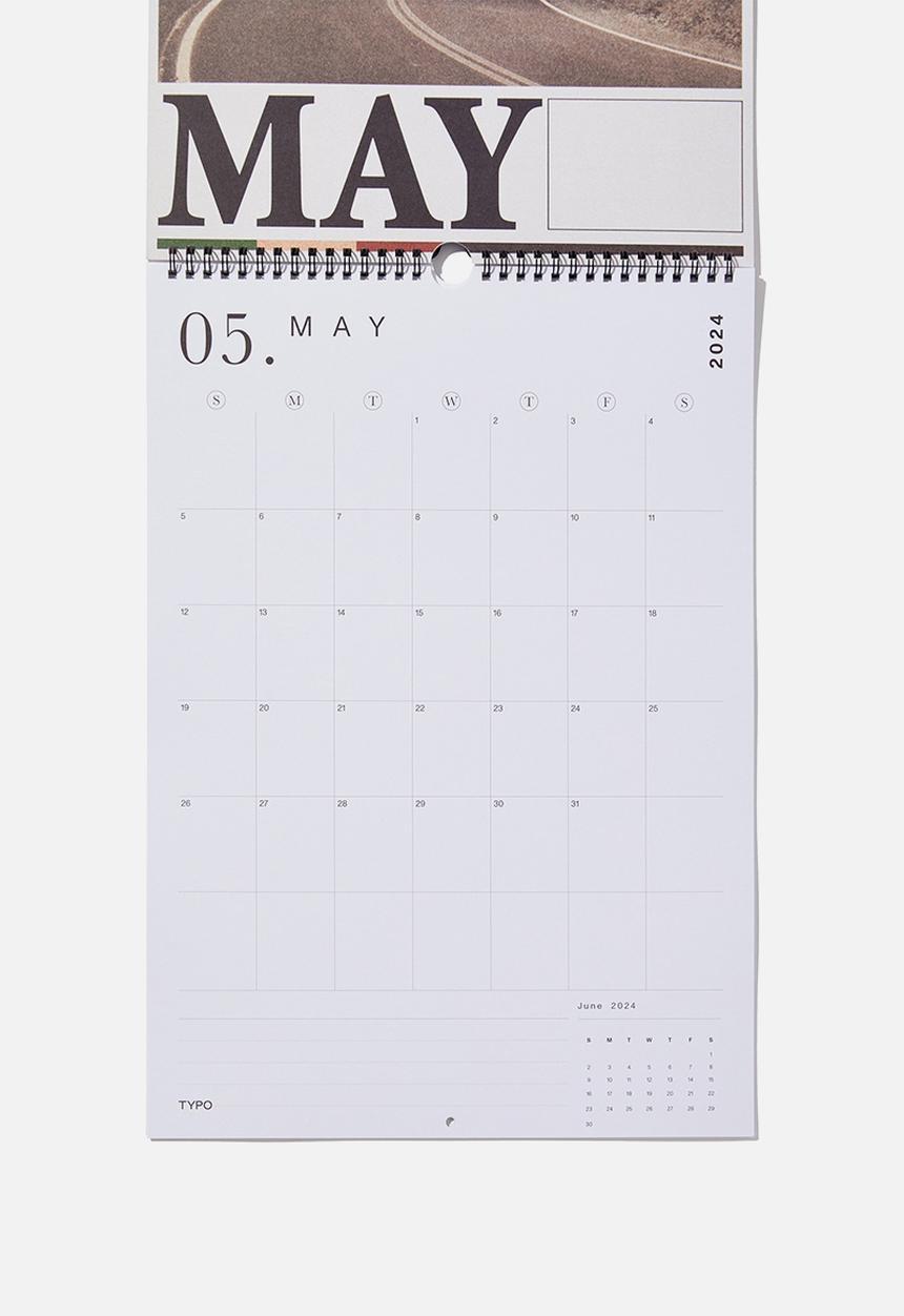 Typo - 2024 A3 Art Series Calendar - Street Photography