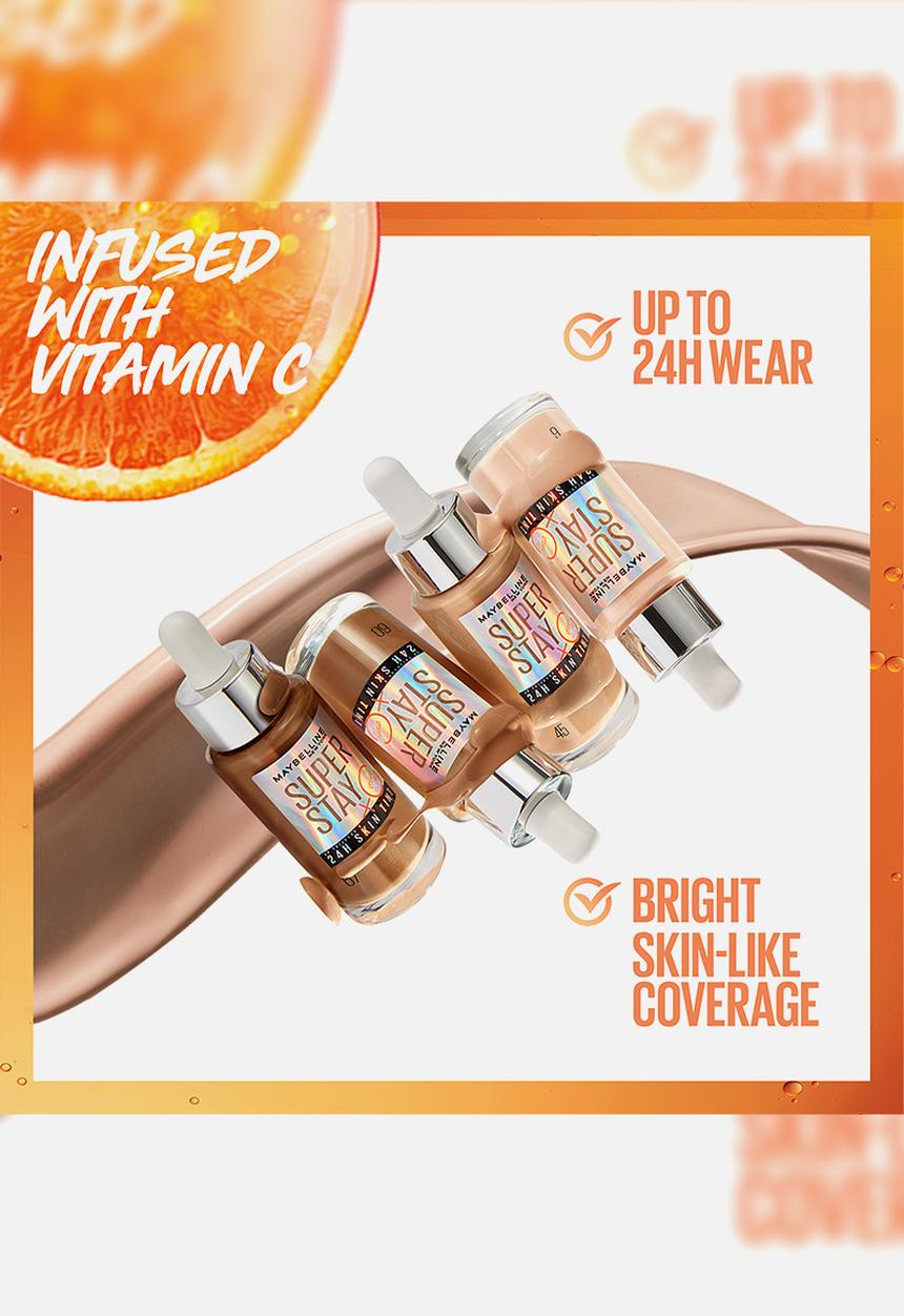 Maybelline - SuperStay Skin Tint with Vitamin C Vegan Formula 64