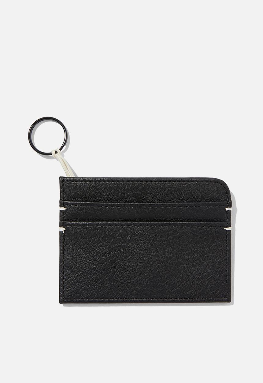 Typo - Heritage card wallet - black