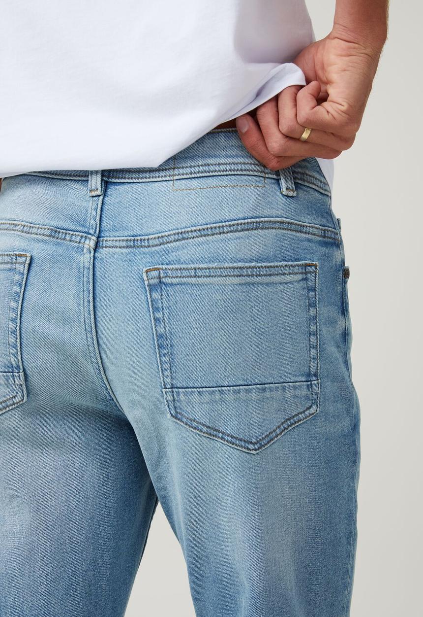 Cotton On - Slim straight jean - strummer blue 