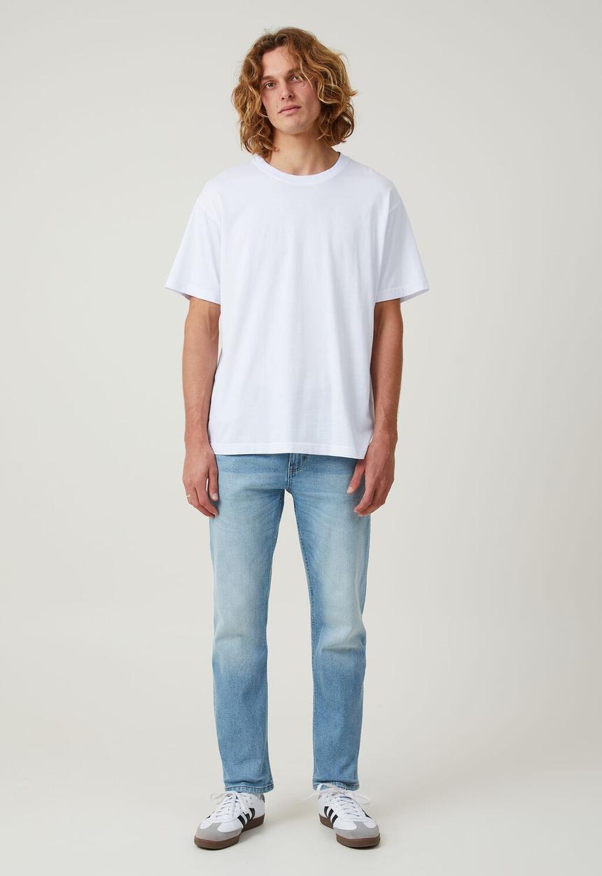 Cotton On - Slim straight jean - strummer blue 