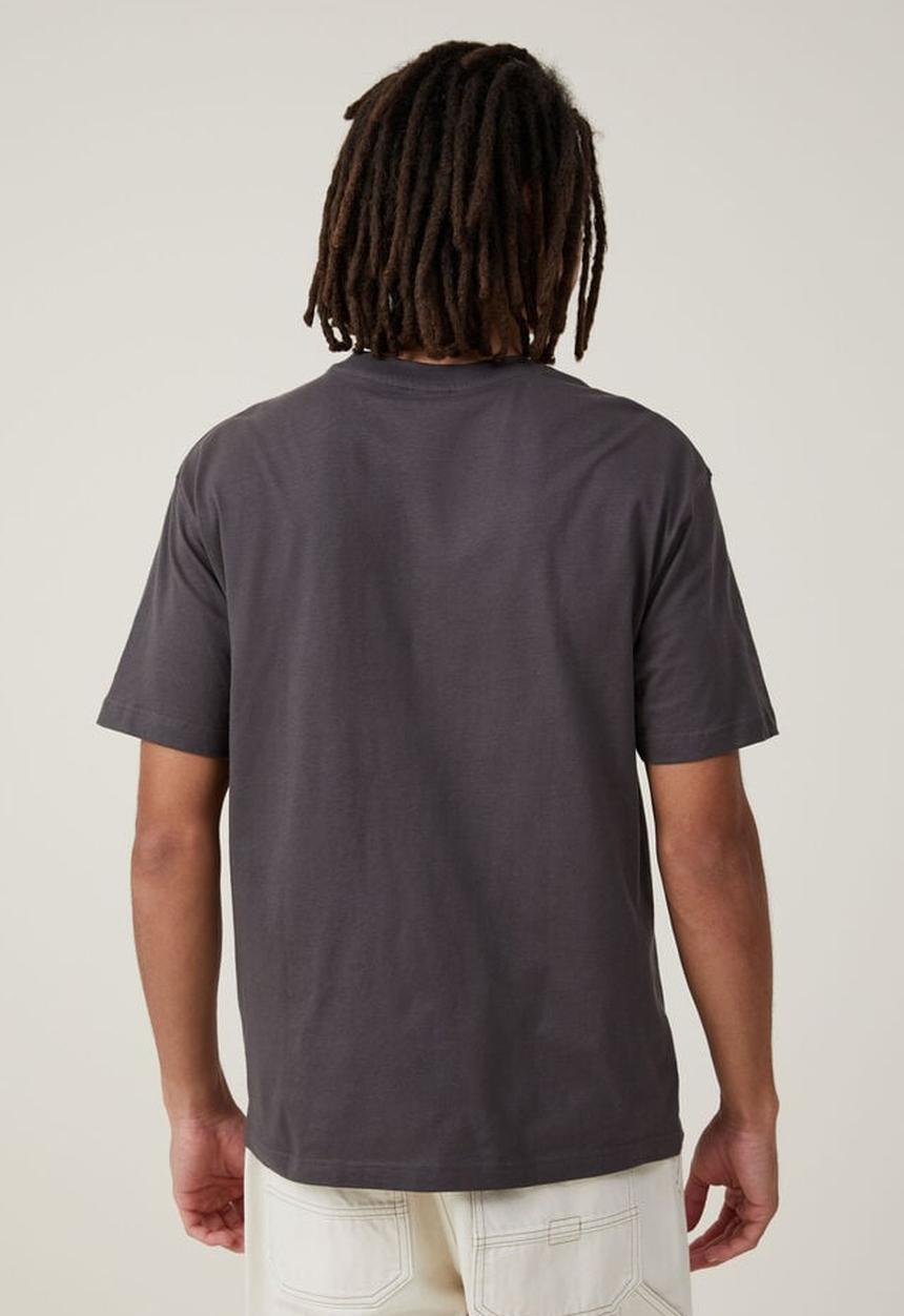 Cotton On - Loose fit graphic t-shirt - faded slate / star 