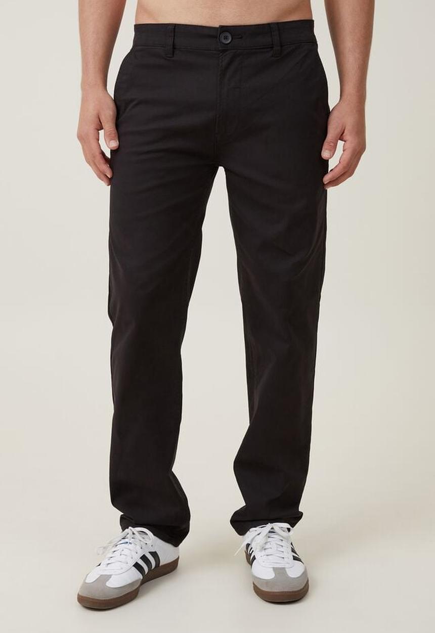 Cotton On - Tapered skinny chino - black 