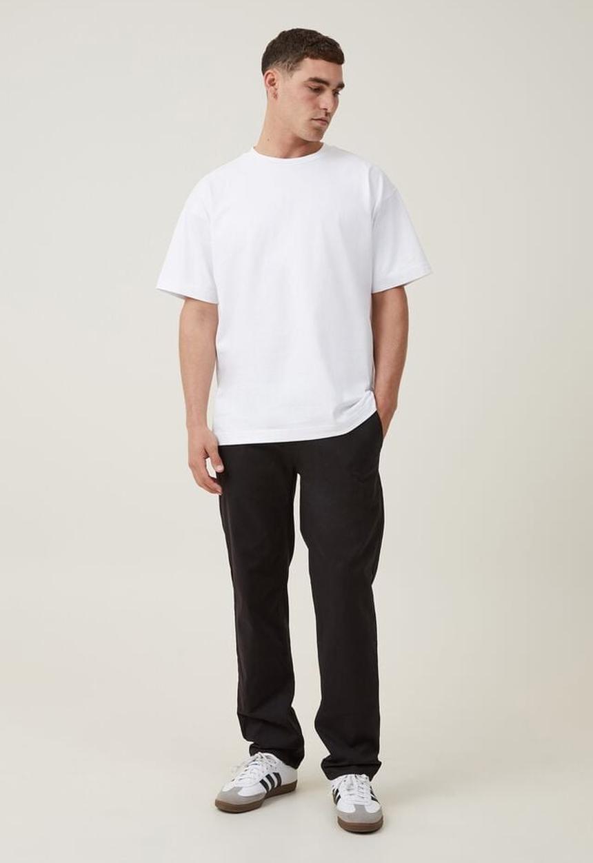 Cotton On - Tapered skinny chino - black 