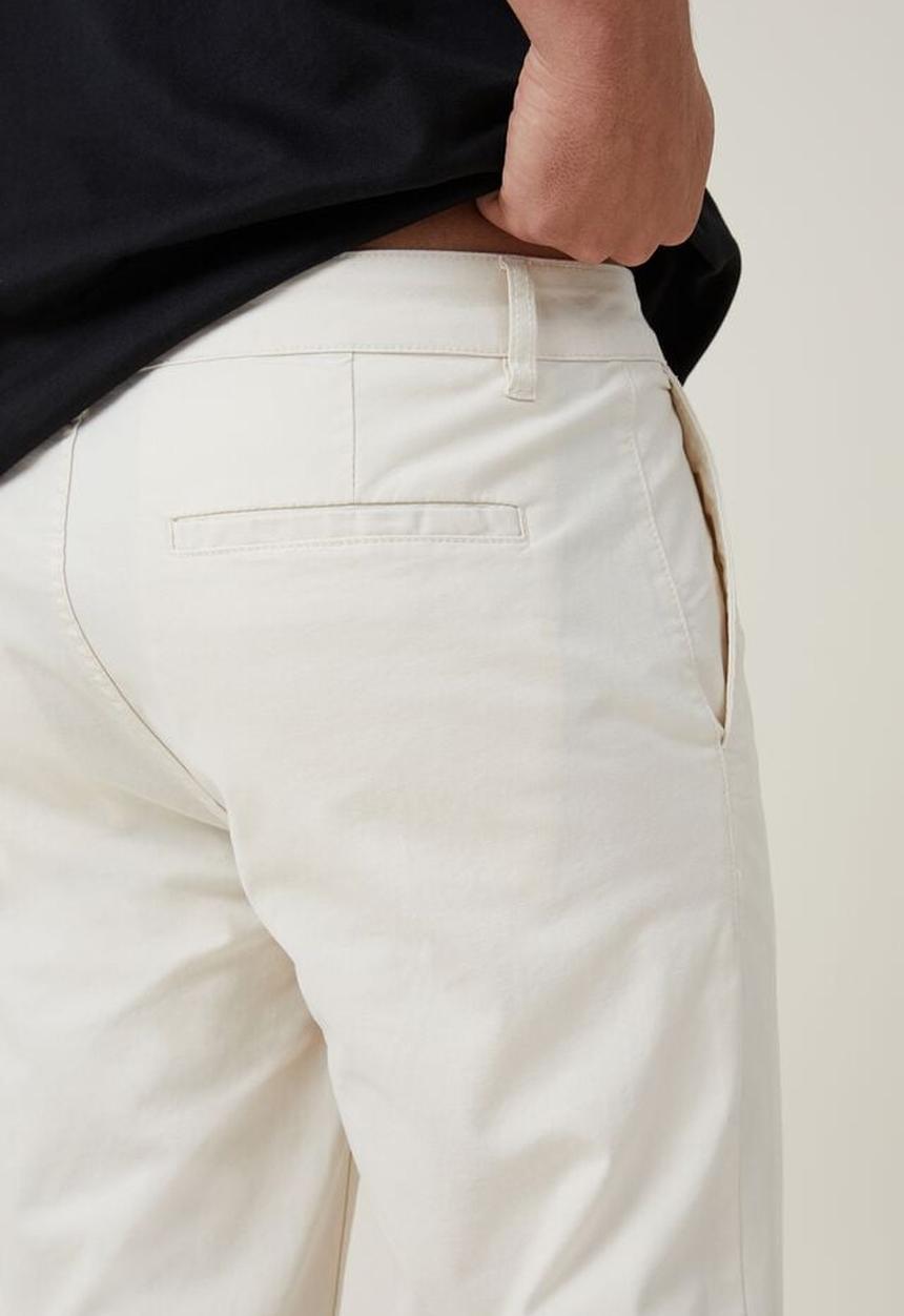 Cotton On - Tapered skinny chino - ecru 