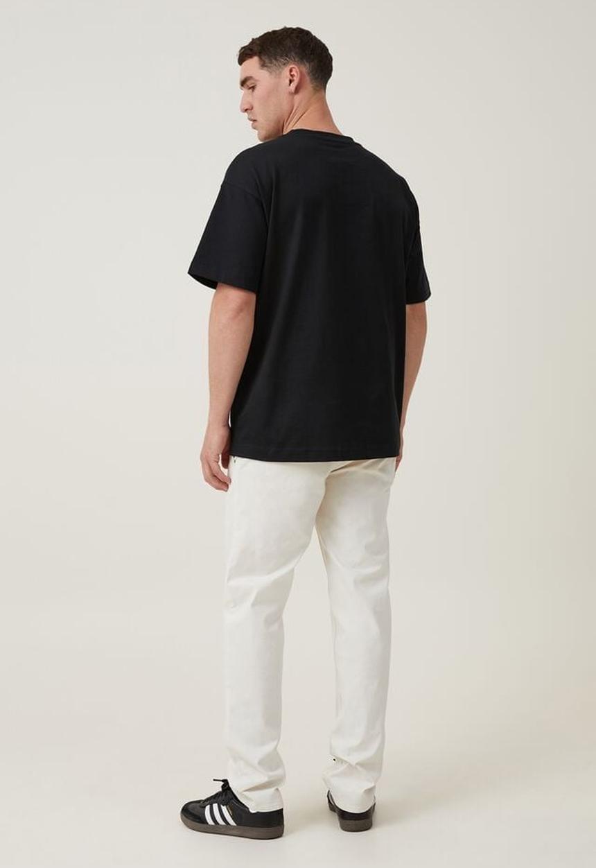 Cotton On - Tapered skinny chino - ecru 