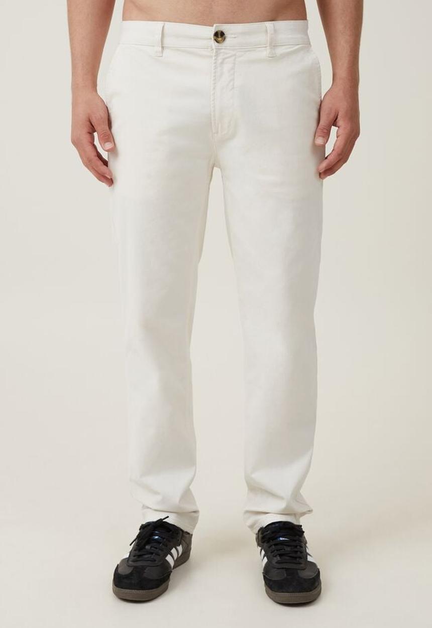 Cotton On - Tapered skinny chino - ecru 