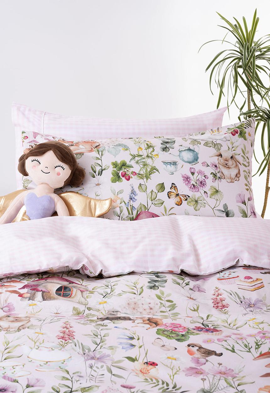 Linen House - Tea party duvet cover set - multi
