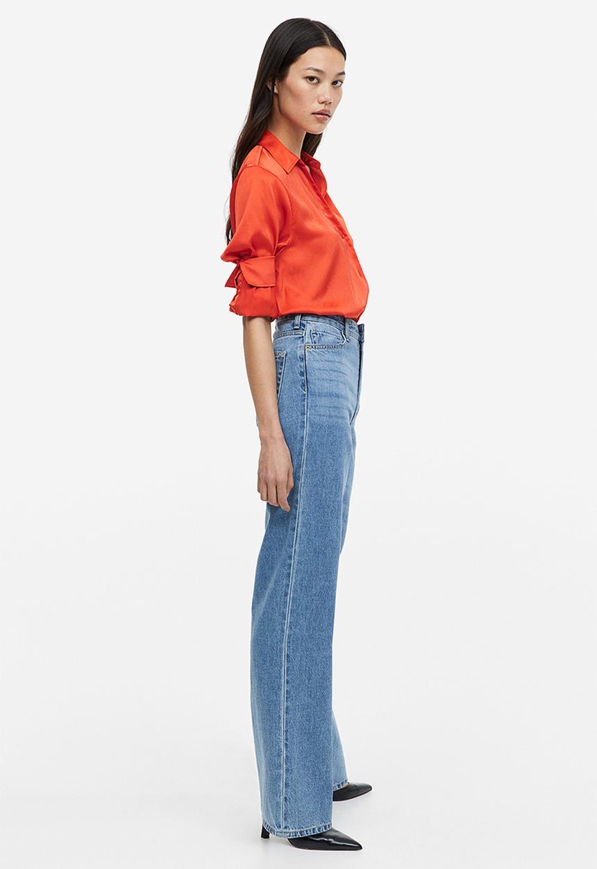 H&M - V-neck blouse - orange