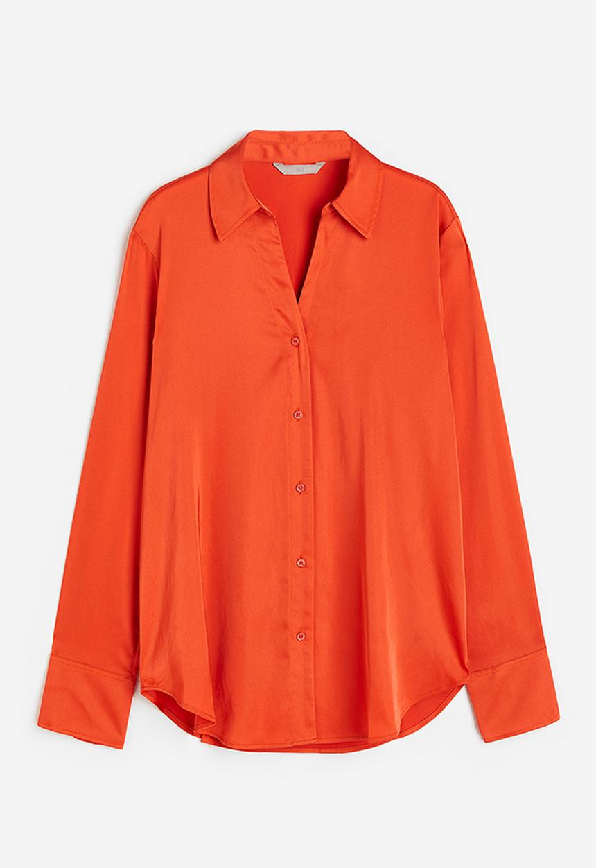 H&M - V-neck blouse - orange
