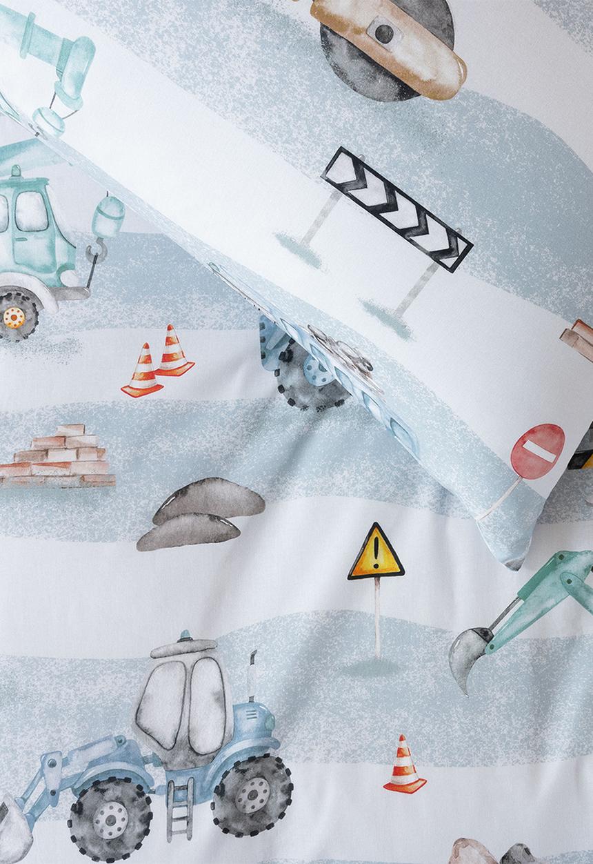 Linen House - Heavy machinery duvet cover set - multi