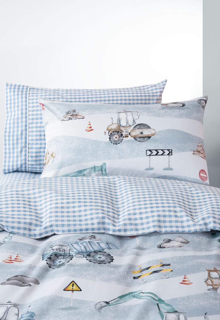 Linen House - Heavy machinery duvet cover set - multi