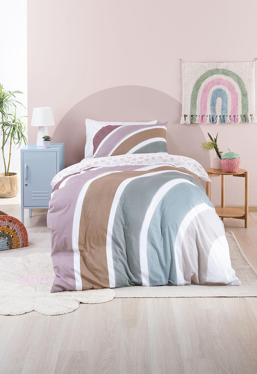 Linen House - Rainbow days duvet cover set - multi