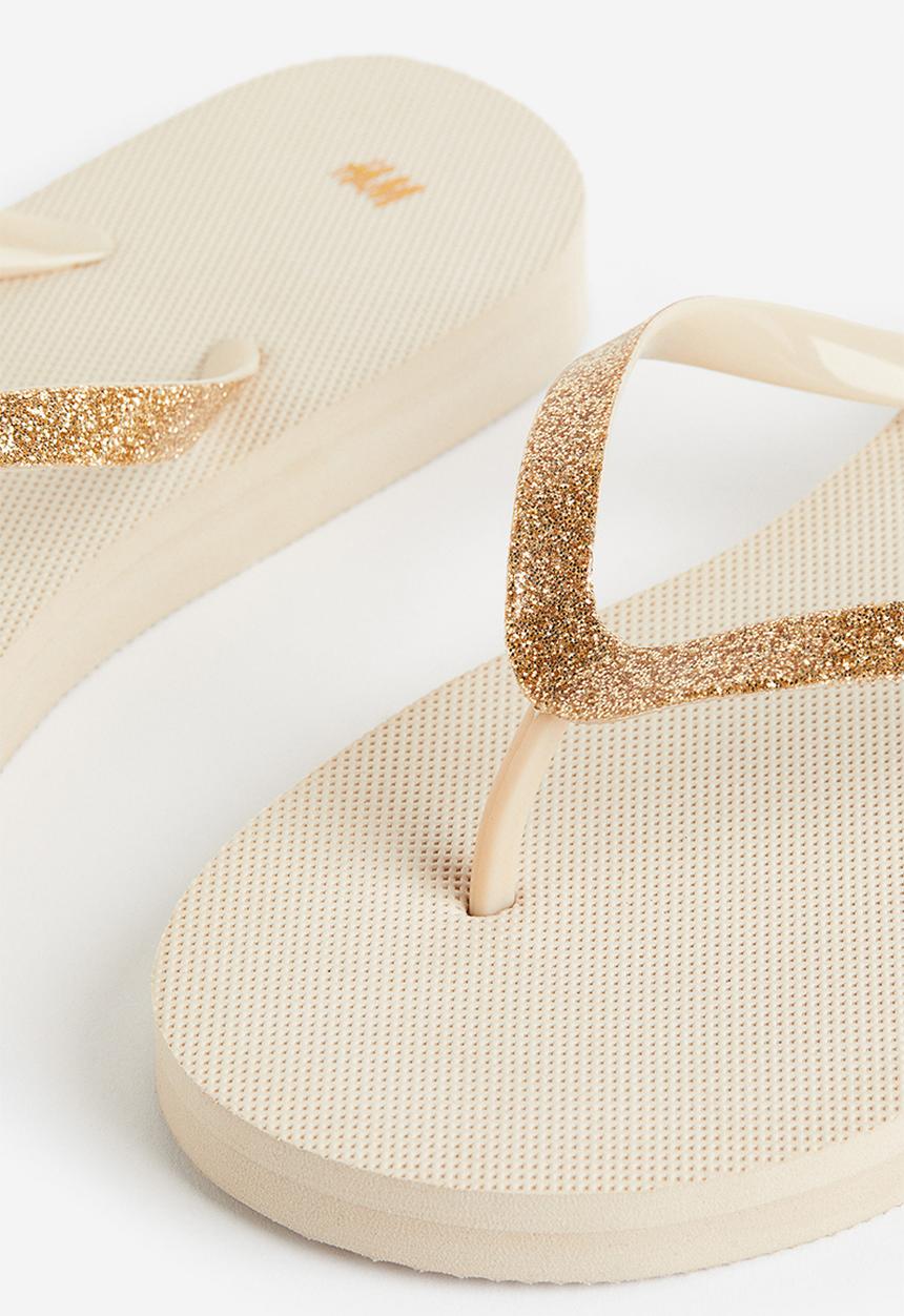 H&M - Flip-flops - light beige