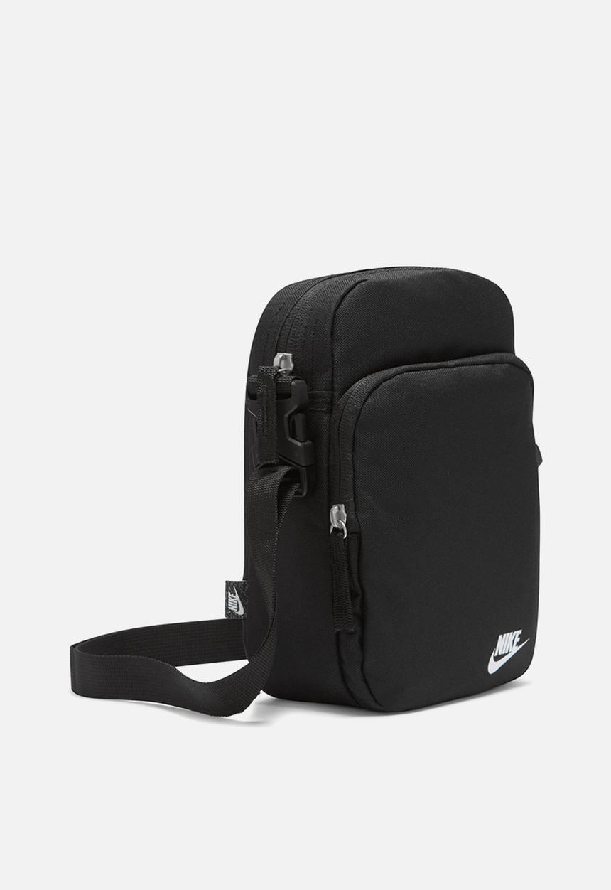 Nike - Nike Heritage Cross-Body Bag 4L - Black/Black/White