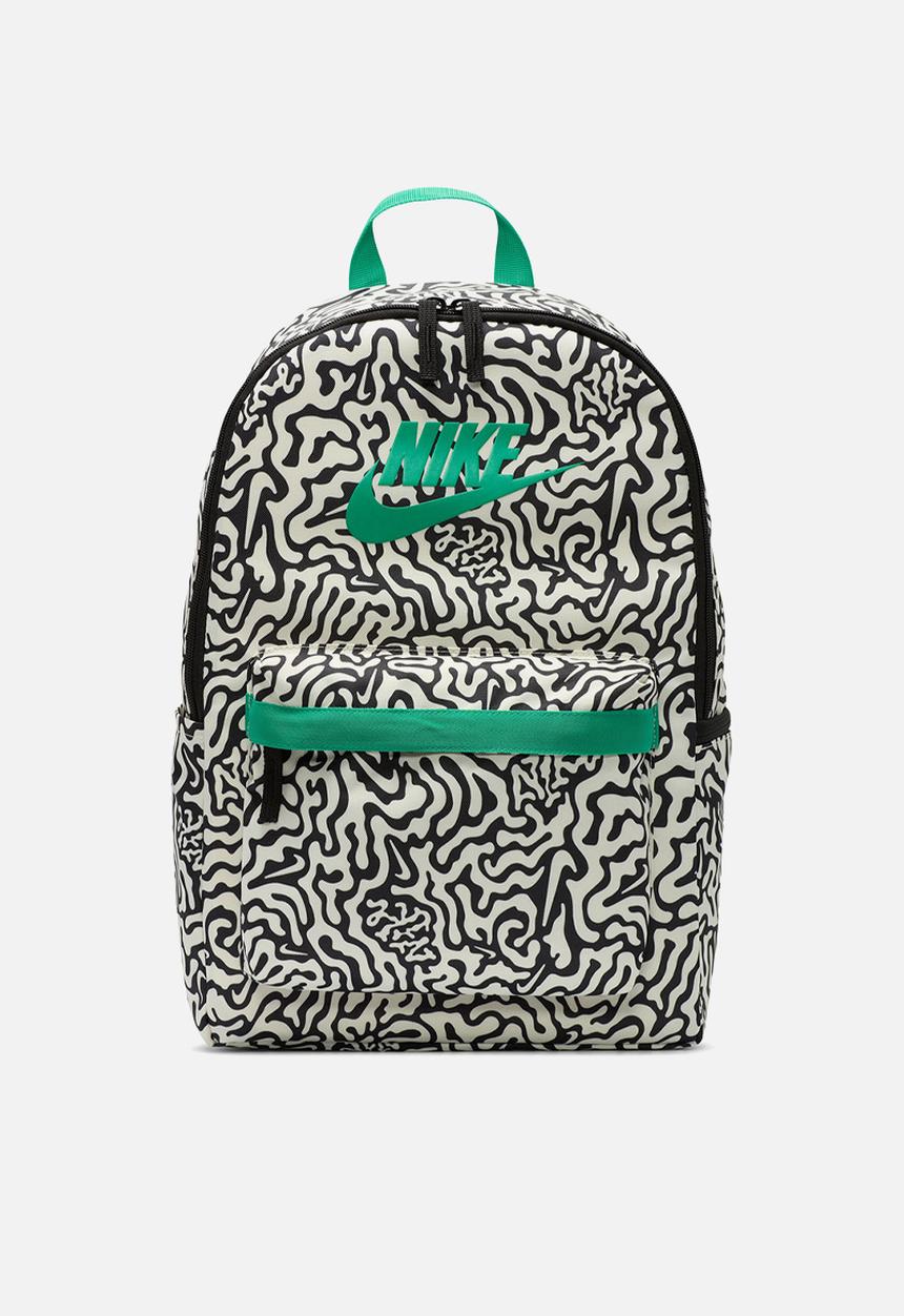 Nike - Nk heritage backpack- hmn crft - black/coconut milk/stadium green