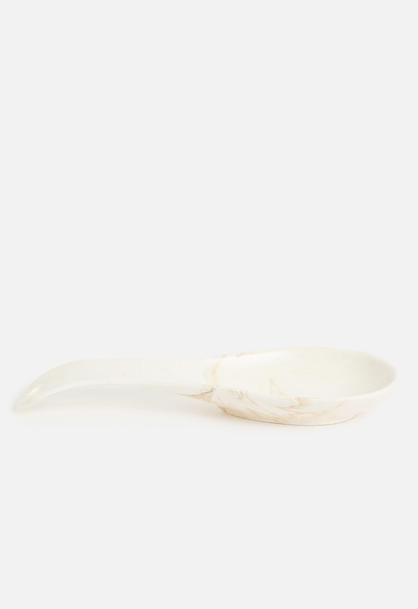 Terrazzo Home - Spoon rest - white marble