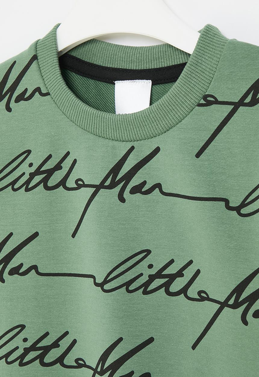 Pop Candy - Printed sweat top - olive green