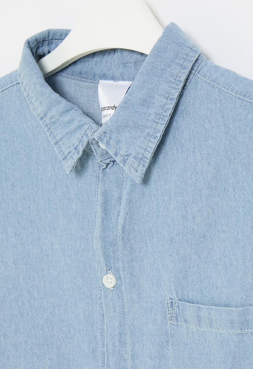 Pop Candy - Denim shirt - dark blue