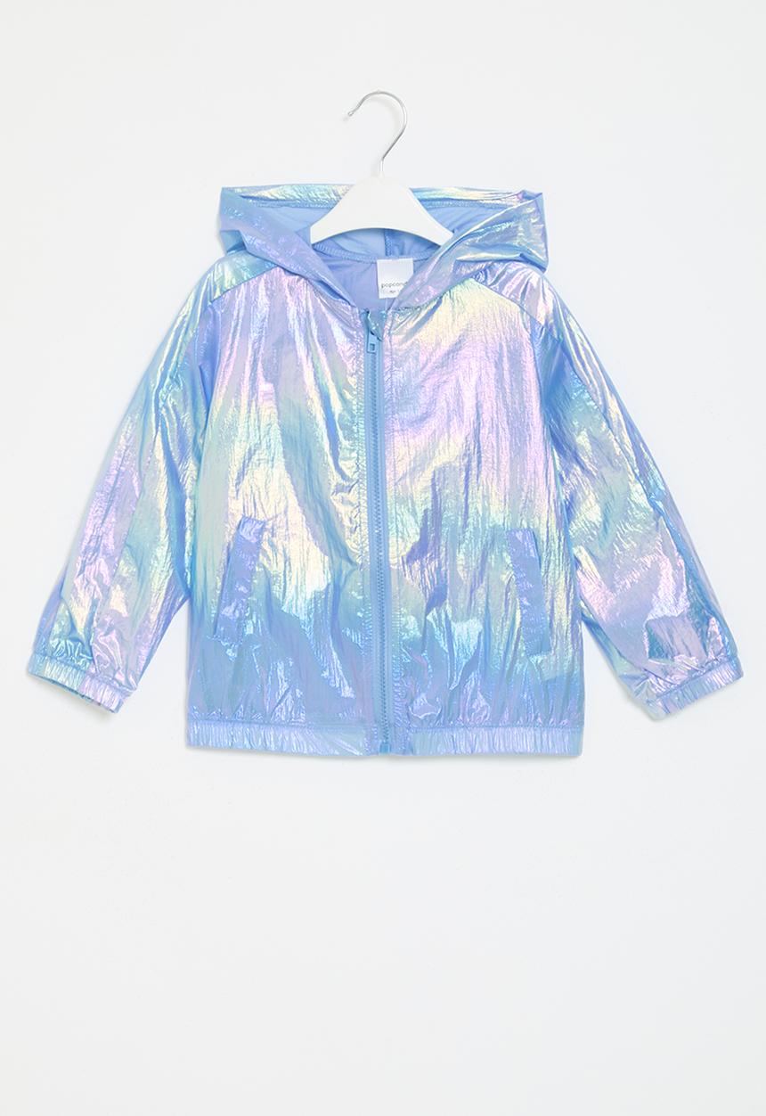 Pop Candy - Hooded zip thru jacket - blue