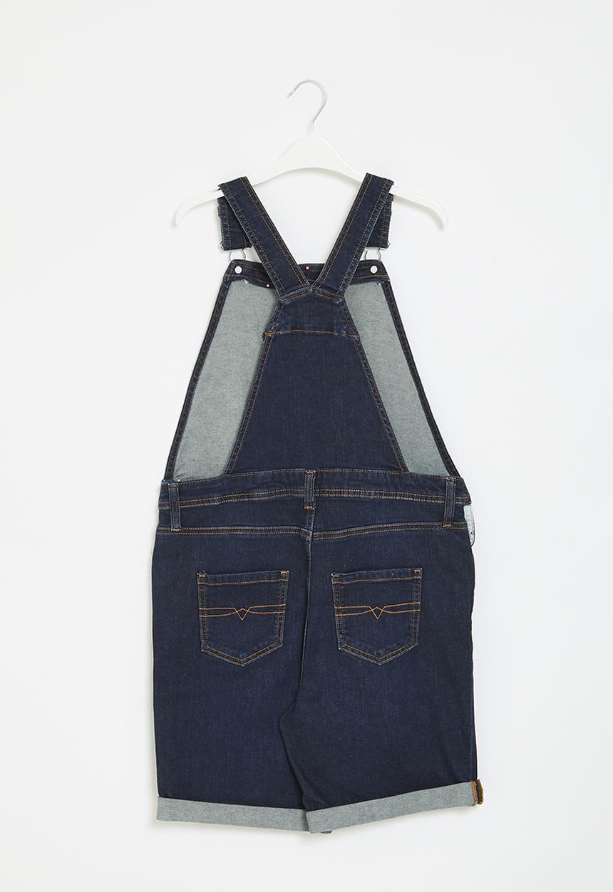 POLO - Girls ariana dungaree - medium wash