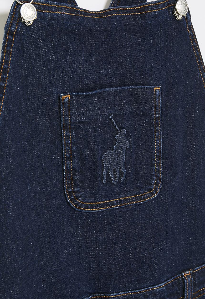 POLO - Girls ariana dungaree - medium wash