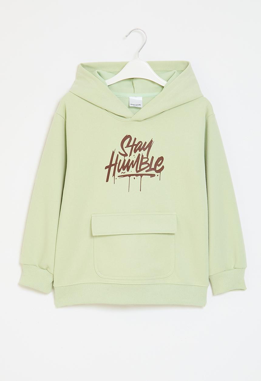 Pop Candy - Printed hoodie - green